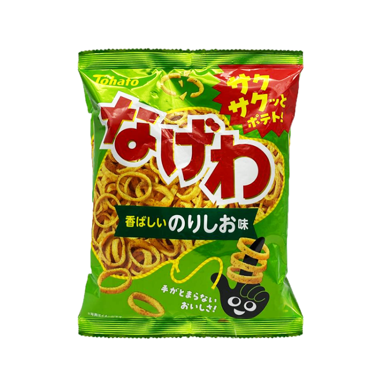 Чипсы картофельные колечки со вкусом нори «NAGEWA», 63 г, TOHATO