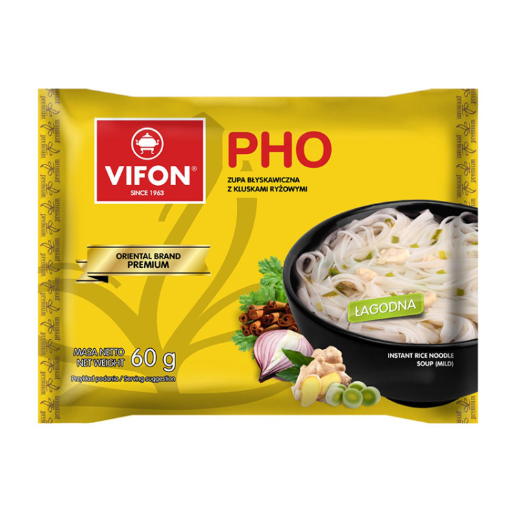 Лапша б\п рисовая Премиум ФО VIFON, 60 г