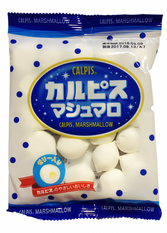 Маршмеллоу с молочным сиропом CALPIS Eiwa, 65 - 80 г