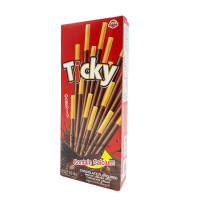 Палочки бисквитные покрытые шоколадным кремом Ticky, 18 гр.