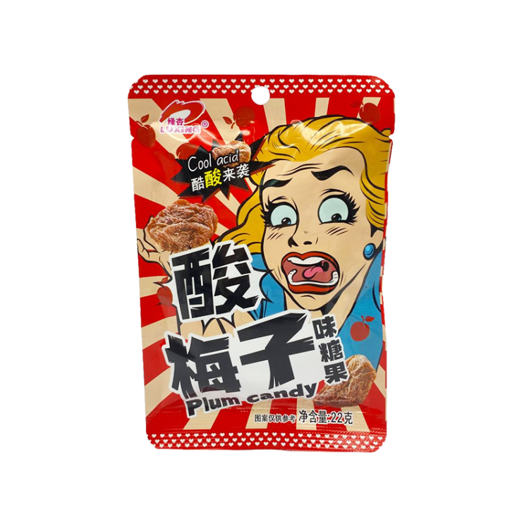 Конфеты Luxing Cool acid Слива, 22 г