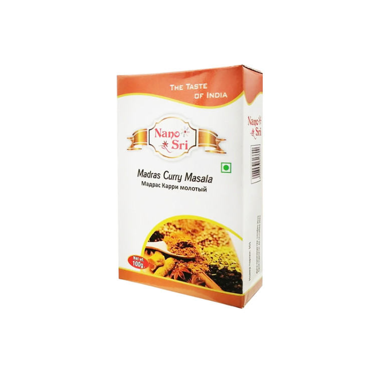 Мадрас карри масала Nano Sri, 100 г