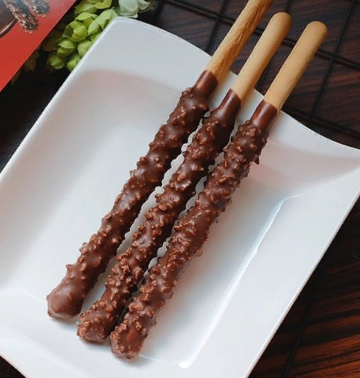 Печенье "палочки шоколадные с арахисом", 54 г