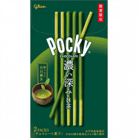 Шоколадные палочки Глико Поки  "Зеленый чай" GLICO, 62 г
