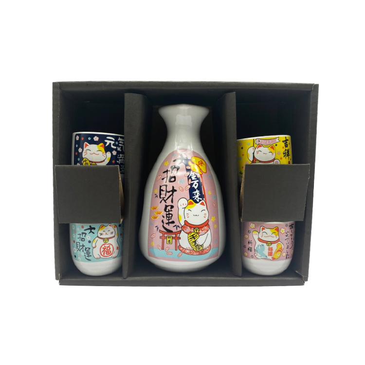 Керамический набор для саке KONEKO, 5 предметов