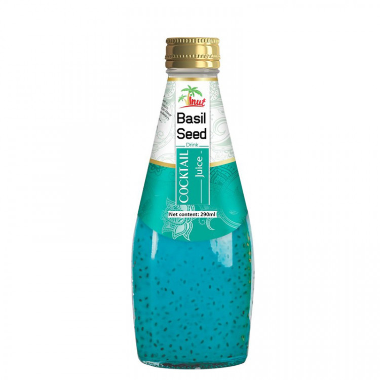 Напиток Семена базилика с фруктовым коктейлем, 290 мл