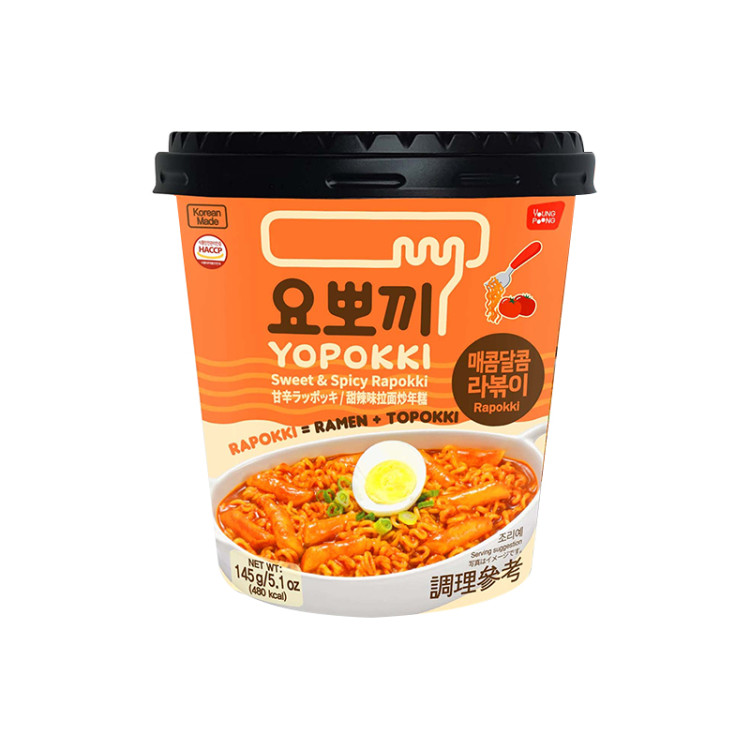 Рисовые палочки Рапокки сладко-острые, стакан 145 г