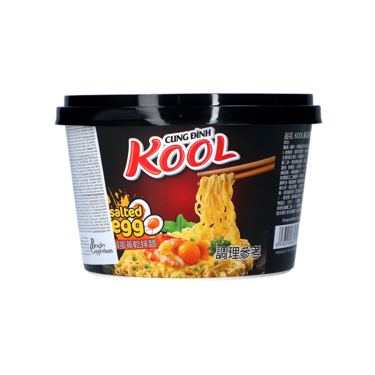 Лапша б\п Kool с соленым яйцом, 90 гр чашка