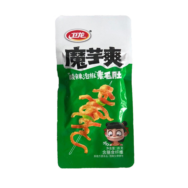 Закуска из клубня конжака остро-кислая Weilong, 18 гр