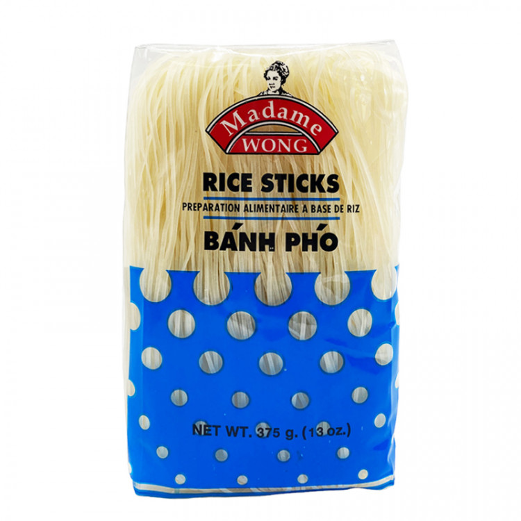 Лапша рисовая 1 мм MADAME WONG, 375 гр.