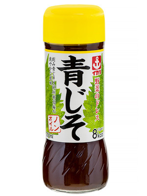 Соус АОДЖИСО "Икари" с листьями шисо (периллы), 200 мл для салатов, Япония