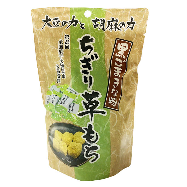 Пирожное "Моти" с черным кунжутом и мукой "кинако", 130 г, Япония