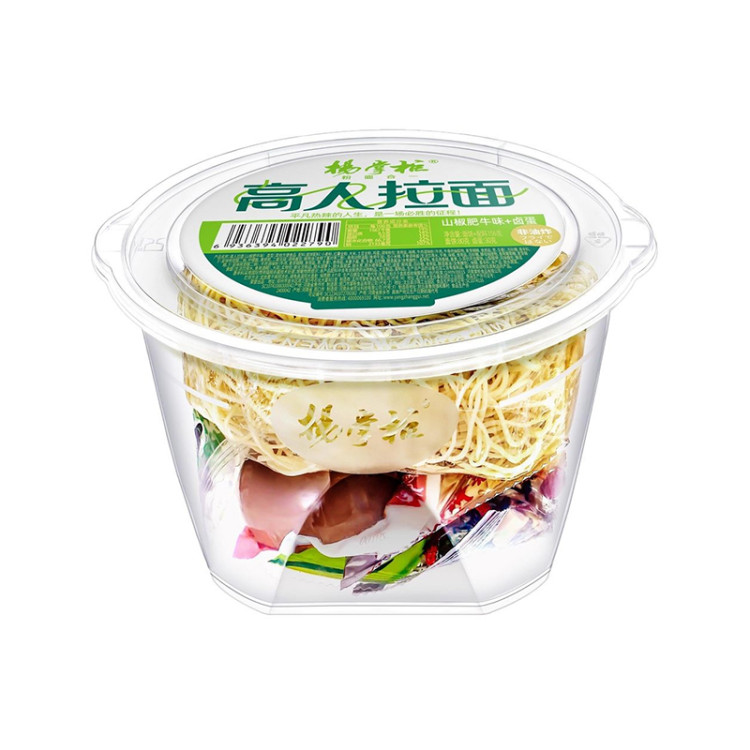 Лапша б/п Рамен со вкусом перца и говядины Yangzhanggui, 163 г