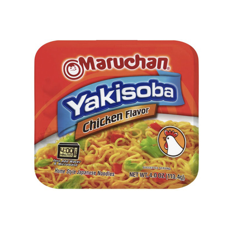 Лапша б\п Маручан Якисоба куриный аромат, 113,4 г