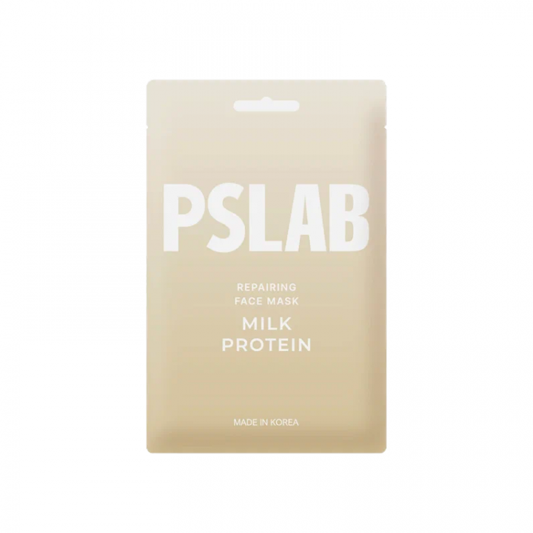 Восстанавливающая тканевая маска для лица MILK PROTEIN "PSLAB", 23 мл