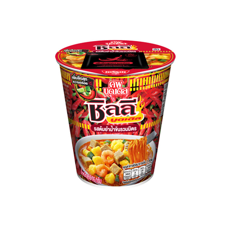 Лапша б/п Ниссин Суп Том Ям кремовый Руам Мит, 76 г