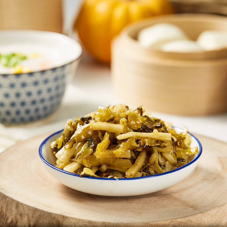 Ростки горчицы и побеги бамбука пряные консервированные, 70 г