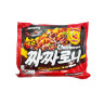 Лапша б\п Samyang Chacharoni Рамен острая в соусе из черных бобов, 140 г