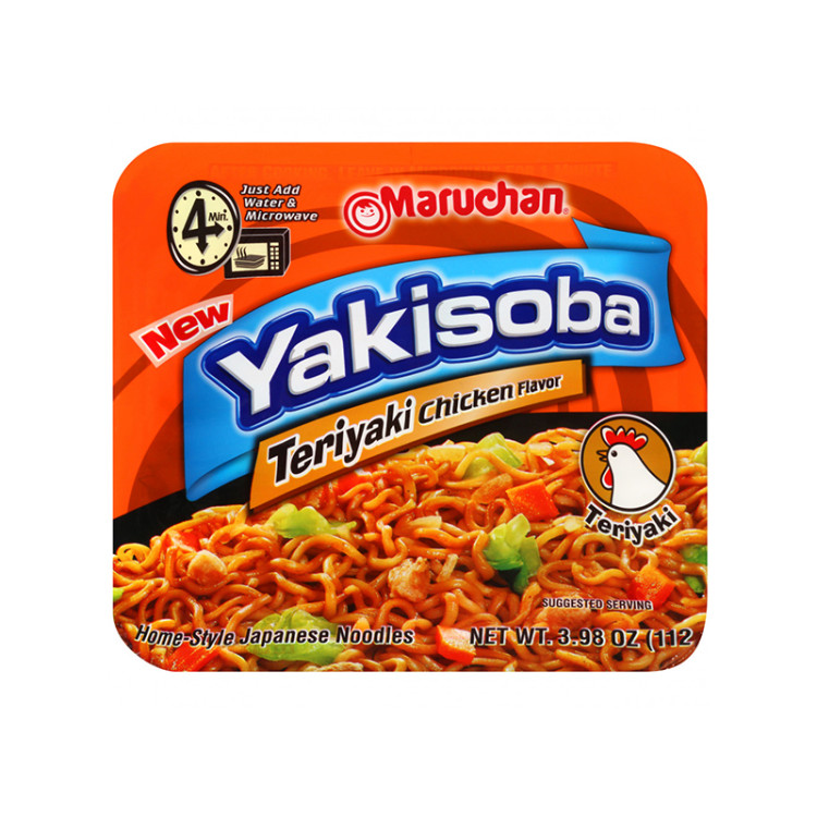 Лапша б\п Маручан Якисоба курица с соусом Терияки, 112,9 гр