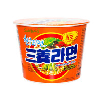 Лапша б\п со вкусом бекона Samyang Ramen Big Bowl, 115 г