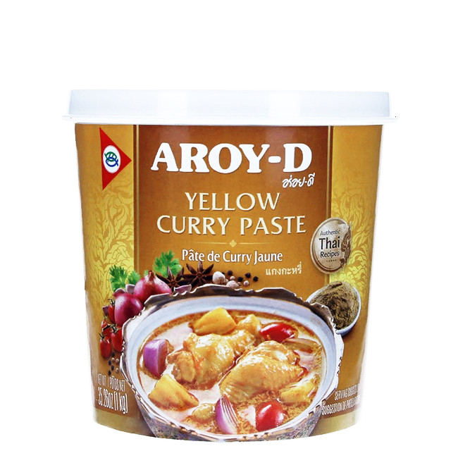 Паста карри желтая Aroy-D, 1кг