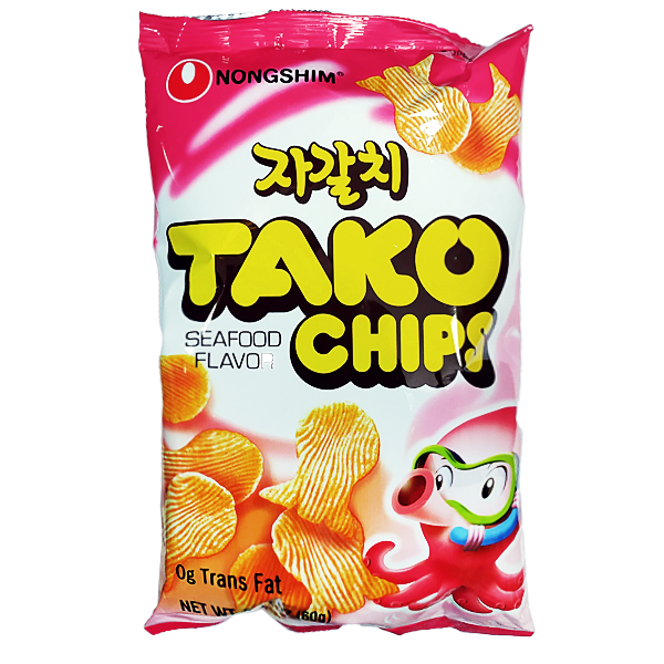 Чипсы Тако с морепродуктами Nongshim, 60 гр