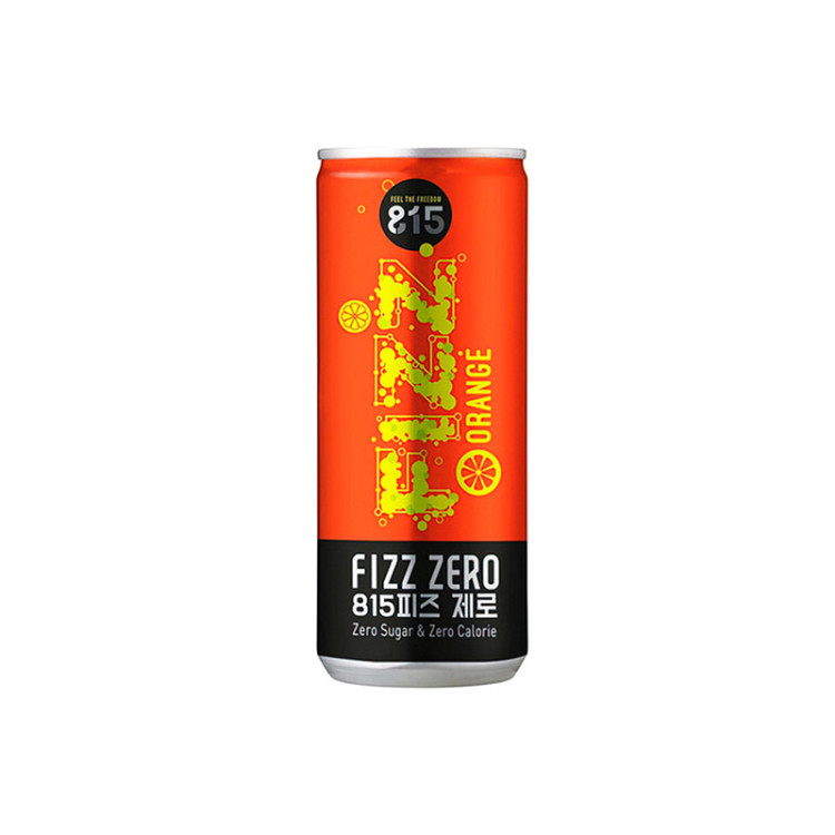 Напиток газированный FIZZ 815 апельсин, Woongjin, ж/б 250 мл