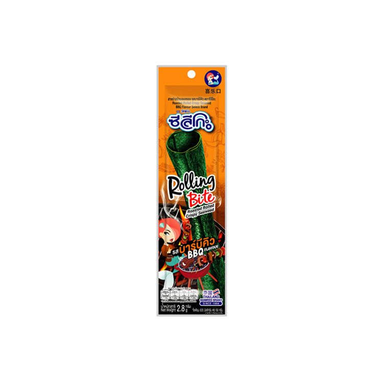 Ролл из морской капусты со вкусом барбекю Seleco, 2,8 г